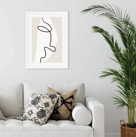 Abstract Face Art Print, Abstract Face Art, Calla Collective, Spring, Fall, Modern Art, Modern Print, Minimal Art, Home Decor, Home Decor Trends, home, decor, wall, wall decor, wall art, art print, artwork, modern art print, home decor near me, calla, calla home, calla collective home