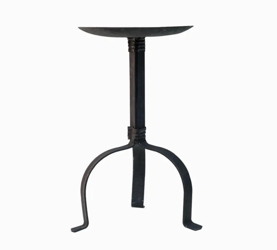 Black Iron Pillar Candle Holder Candle Holders Calla Collective