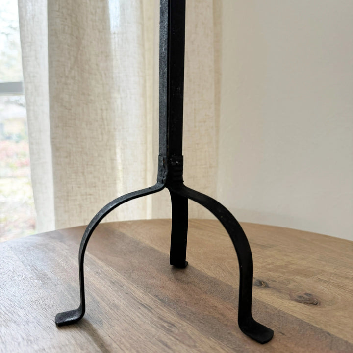 Black Iron Pillar Candle Holder Candle Holders Calla Collective