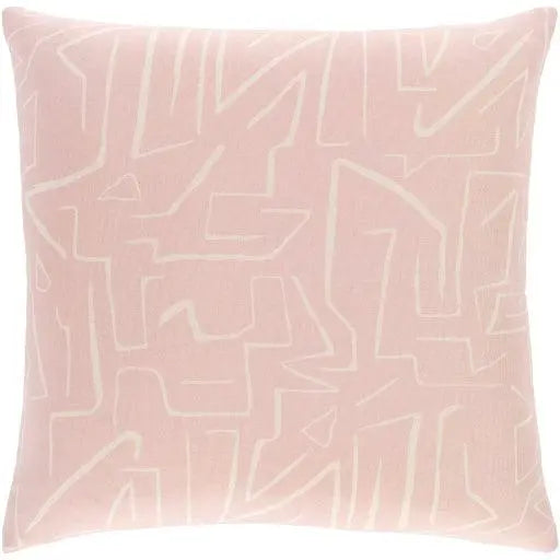 Evie Modern Pillow Covers, Pink - Calla Collective - pillow covers 2x20 - modern pillow covers - abstract modern - pink pillows - pink pillow covers - throw pillows - pink throw pillows - pink throw pillow - modern throw pillow - new throw pillows - kelly wearstler dupe pillows, interior design shop, home decor shop, home decor store near me, online home decor store