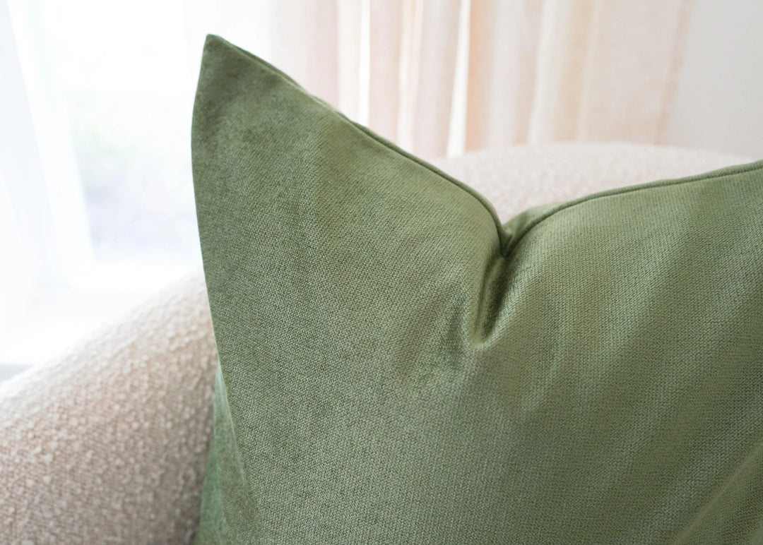 velvet pillow, velvet pillow cover, pillow cover, cushion cover, pillow, covers, pillows, velvet pillows, sage green, teal, blue, pink, blush, green, sage, coffee, brown, orange, red, rust, water repellant, calla, calla home, home decor, home, interiors, home dear near me, instock pillows, calla collective, calla collective home, online home decor