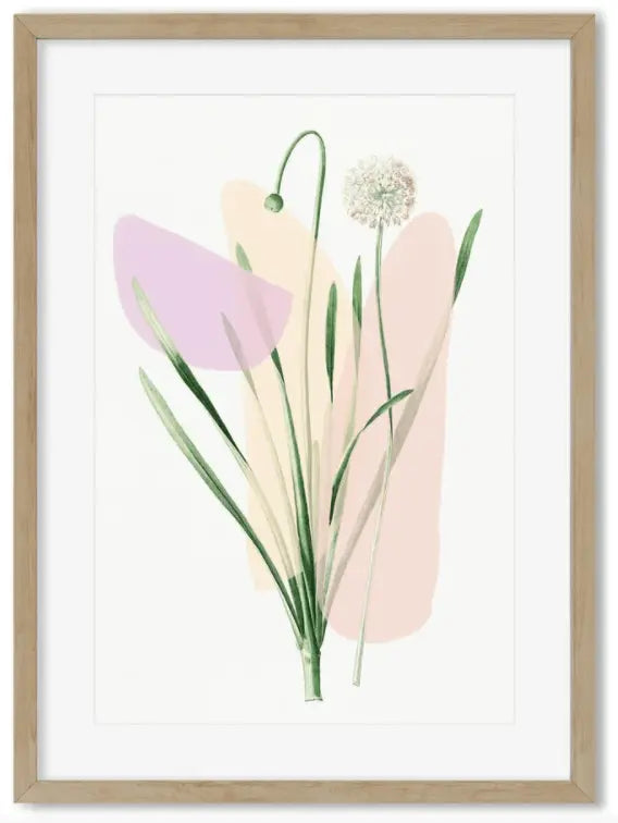 Pastel Botanical Art Print, art print, Calla Collective, spring, home decor trends, spring art prints, art, artwork, floral art, floral art print, floral, flower art, pink art, pink floral, pink botanical, pastels, home decor, interior design, home decor near me, art prints online, online home decor