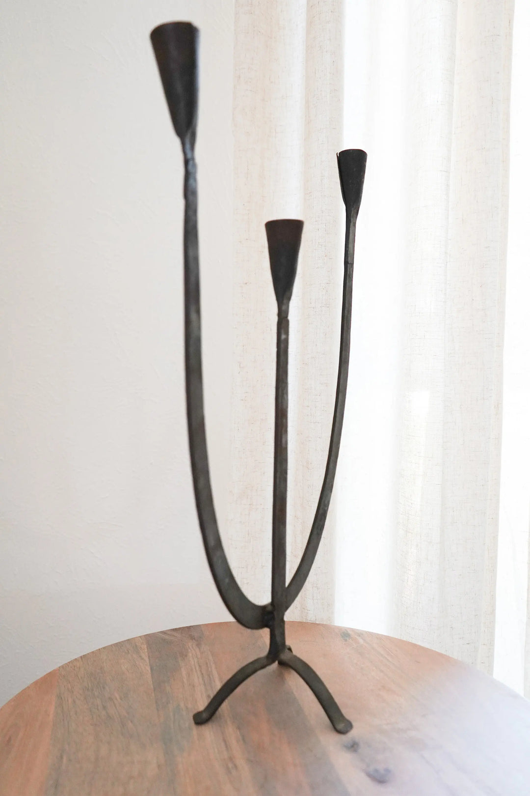 Vintage Mid-Century Iron Candelabra Decor Calla Collective  