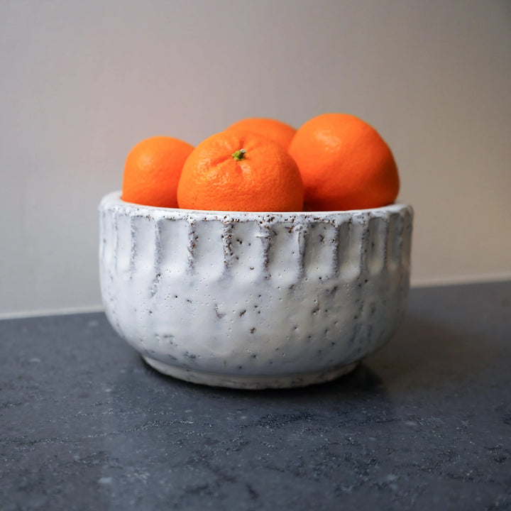 White Terracotta Bowl - Calla Collective