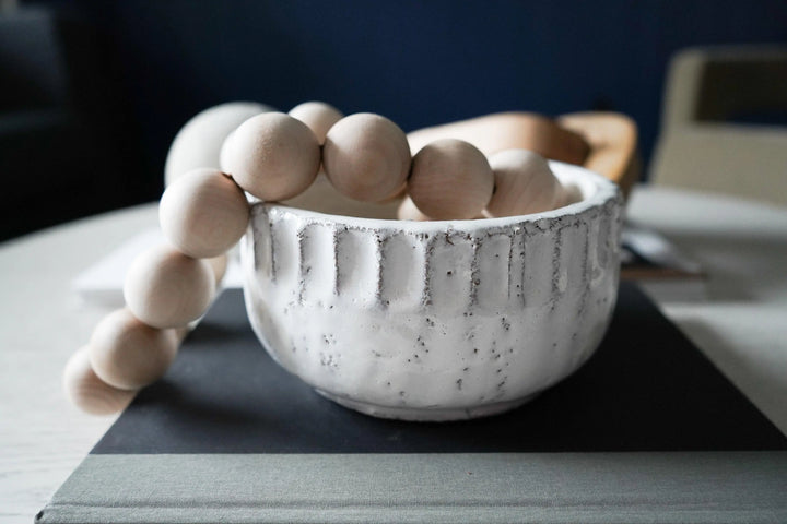 White Terracotta Bowl - Calla Collective